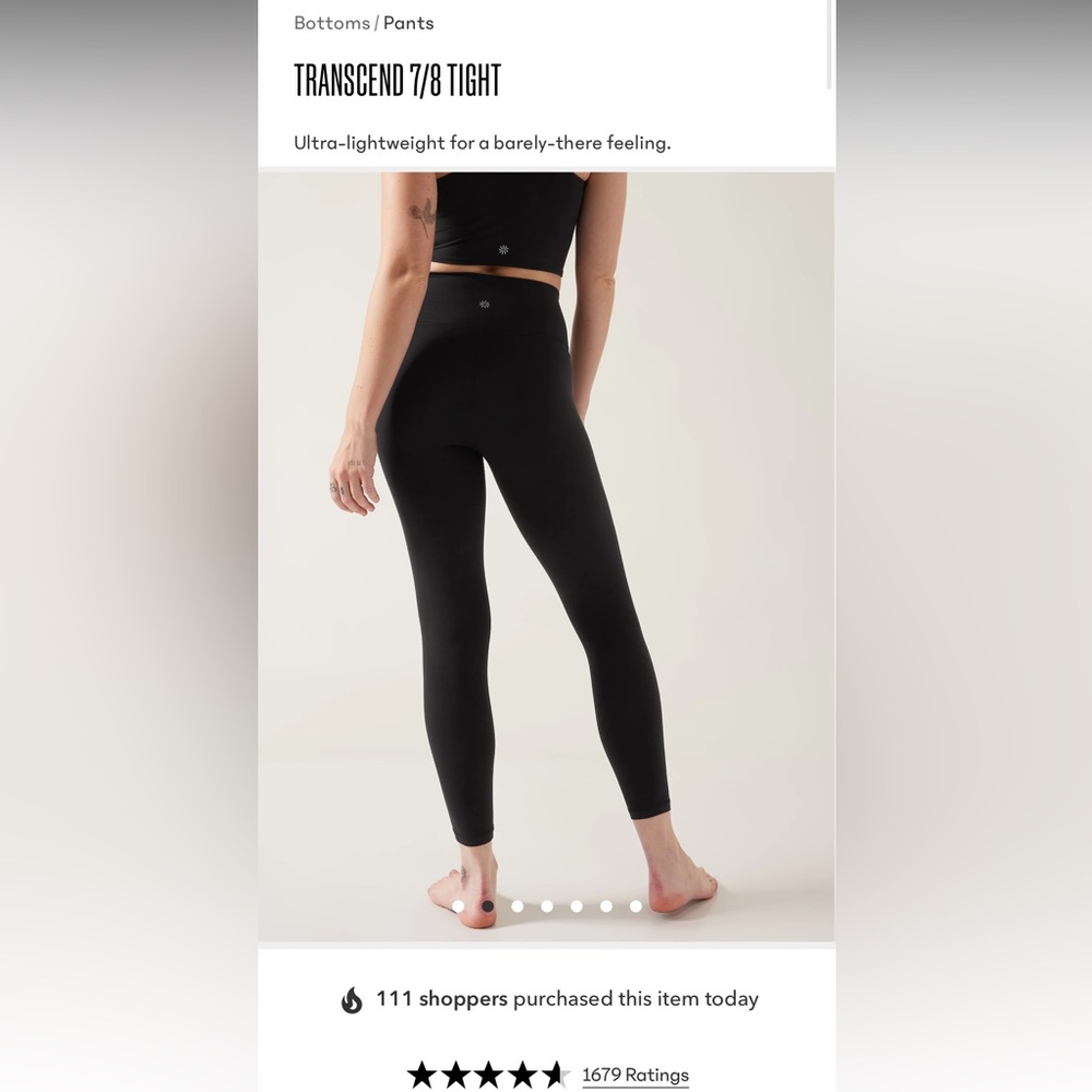 Transcend 7/8 legging size LP